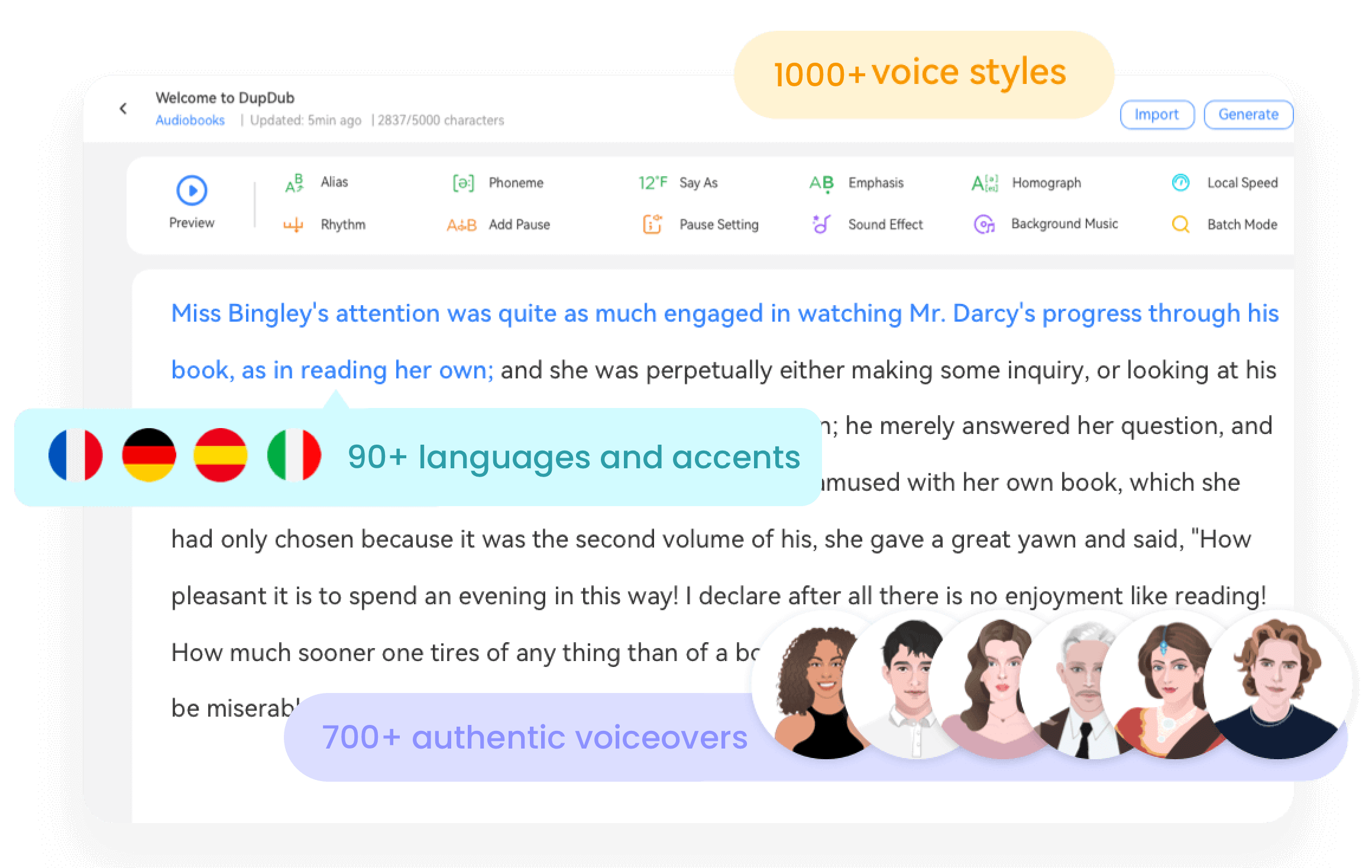 online audiobooks with Voice Studio