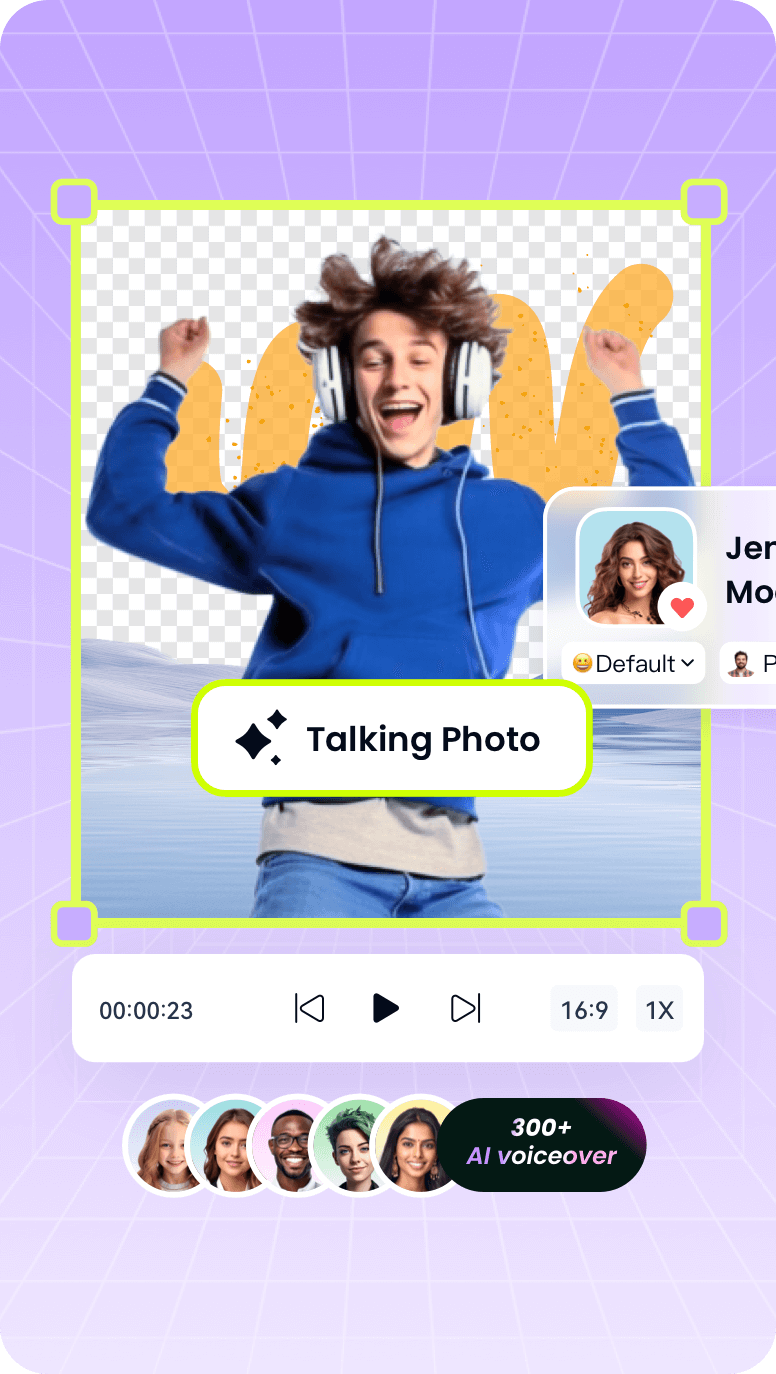 Talking photo creator